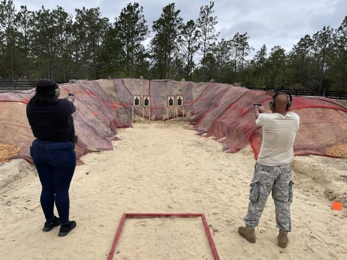 Security License G Training At Shooting Range